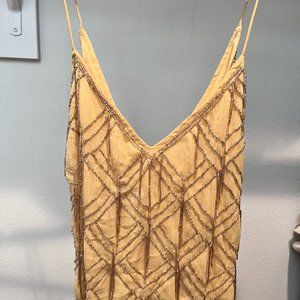 Free People Beaded Tank Top